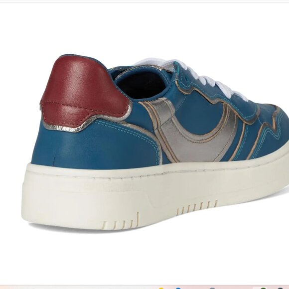 new FREE PEOPLE Retro Thirty Love Sneakers Blue Combo $138 Retail 255 4S2 - Picture 6 of 9